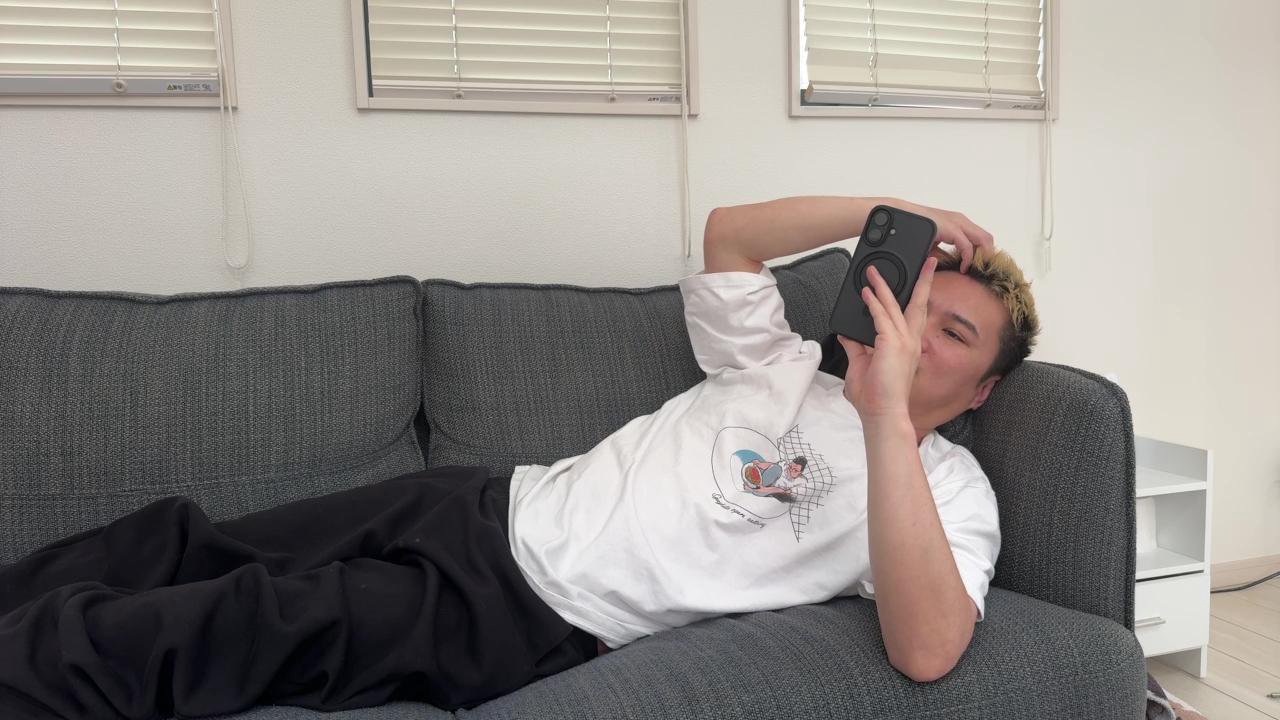 携帯よりテスト配信