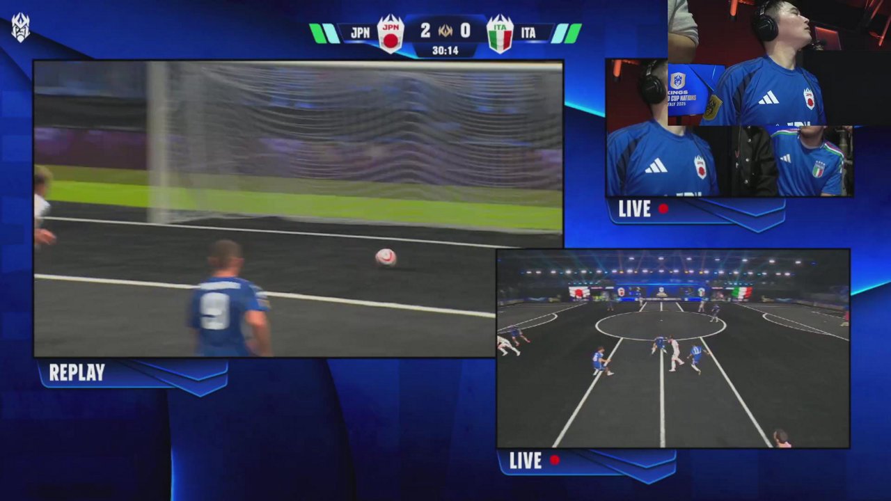 キングスワールドカップ初戦 日本vsイタリア